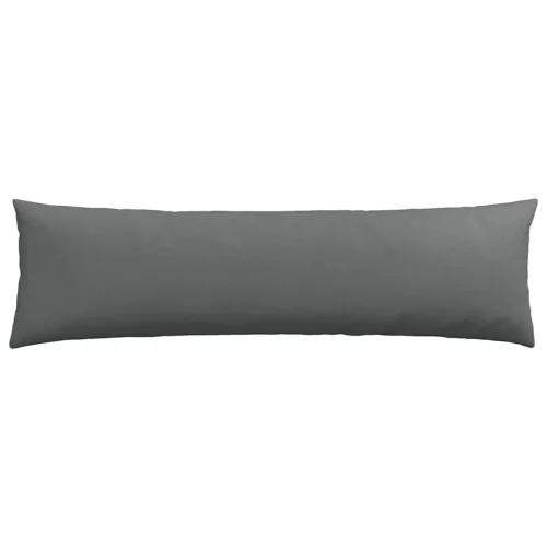 Kanapé párnák 2 pcs Sötétszürke 145 x 40 cm szövet