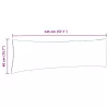 Kanapé párnák 2 pcs Sötétszürke 145 x 40 cm szövet
