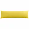 Kanapé párnák 2 pcs Világos sárga 145 x 40 cm szövet