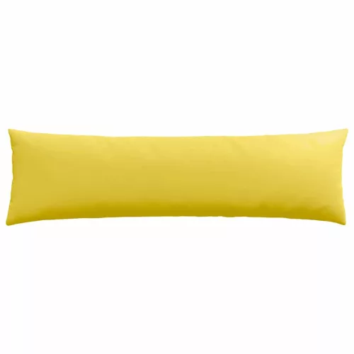 Kanapé párnák 2 pcs Világos sárga 145 x 40 cm szövet