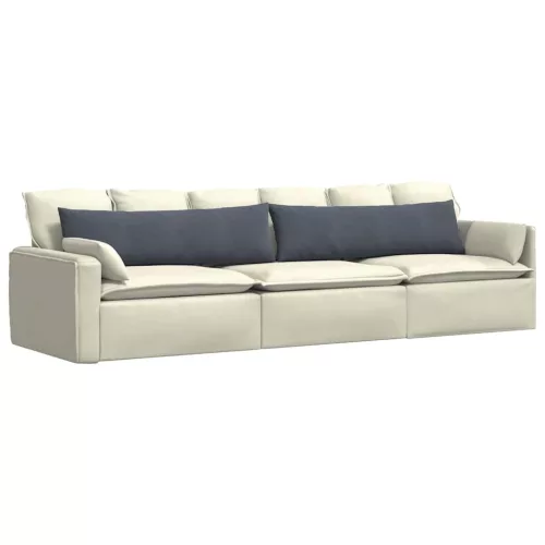 Kanapé párnák 2 pcs Sötétszürke 145 x 40 cm Bársonyos szövet