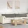 Kanapé párnák 2 pcs Világosszürke 145 x 40 cm Bársonyos szövet