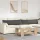 Kanapé párnák 2 pcs Sötétszürke 145 x 40 cm Bársonyos szövet