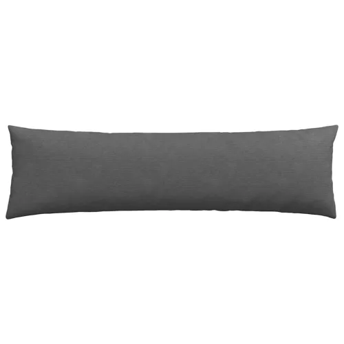 Kanapé párnák 2 pcs Sötétszürke 145 x 40 cm Bársonyos szövet