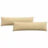 Kanapé párnák 2 pcs Szürke zöld 145 x 40 cm Bársonyos szövet