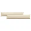 Kanapé párnák 2 pcs Krém 200 x 40 cm szövet
