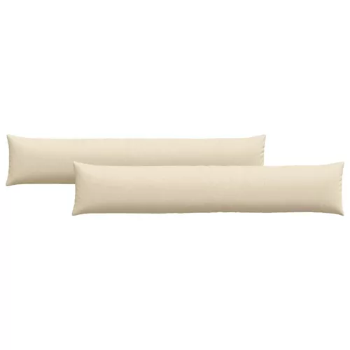Kanapé párnák 2 pcs Krém 200 x 40 cm szövet