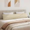 Kanapé párnák 2 pcs Krém 200 x 40 cm szövet