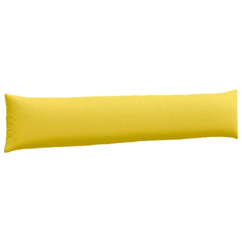 Kanapé párnák 2 pcs Világos sárga 200 x 40 cm szövet