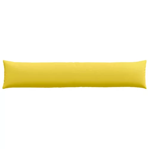 Kanapé párnák 2 pcs Világos sárga 200 x 40 cm szövet