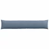 Kanapé párnák 2 pcs Kék 200 x 40 cm Bársonyos szövet