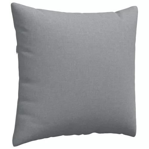 Kanapé párnák 2 pcs Világosszürke 45 x 45 cm szövet