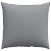 Kanapé párnák 2 pcs Világosszürke 45 x 45 cm szövet