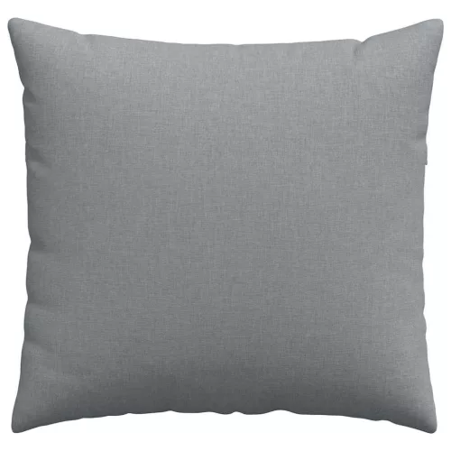 Kanapé párnák 2 pcs Világosszürke 45 x 45 cm szövet