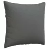 Kanapé párnák 2 pcs Sötétszürke 45 x 45 cm szövet
