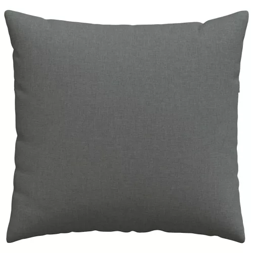 Kanapé párnák 2 pcs Sötétszürke 45 x 45 cm szövet