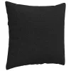 Kanapé párnák 2 pcs Fekete 45 x 45 cm szövet