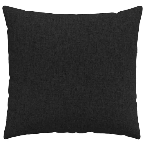 Kanapé párnák 2 pcs Fekete 45 x 45 cm szövet