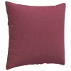 Kanapé párnák 2 pcs Bordó 45 x 45 cm szövet