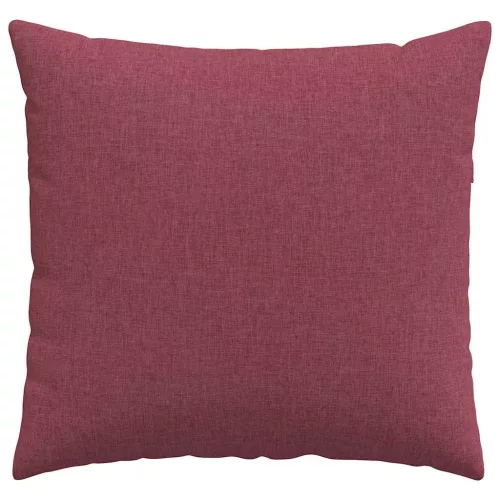 Kanapé párnák 2 pcs Bordó 45 x 45 cm szövet