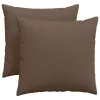 Kanapé párnák 2 pcs Barna 45 x 45 cm szövet