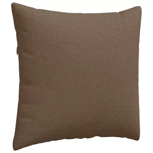 Kanapé párnák 2 pcs Barna 45 x 45 cm szövet