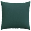 Kanapé párnák 2 pcs Sötétzöld 45 x 45 cm szövet