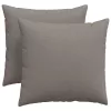 Kanapé párnák 2 pcs Tópszínű 45 x 45 cm szövet