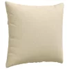 Kanapé párnák 2 pcs Krém 45 x 45 cm szövet