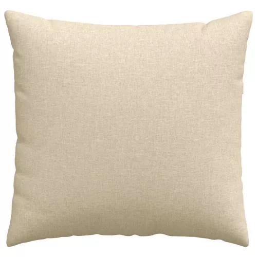 Kanapé párnák 2 pcs Krém 45 x 45 cm szövet