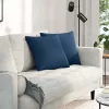 Kanapé párnák 2 pcs Kék 45 x 45 cm szövet
