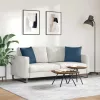 Kanapé párnák 2 pcs Kék 45 x 45 cm szövet