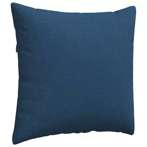 Kanapé párnák 2 pcs Kék 45 x 45 cm szövet