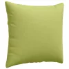 Kanapé párnák 2 pcs Világos zöld 45 x 45 cm szövet