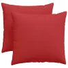 Kanapé párnák 2 pcs Piros 45 x 45 cm szövet