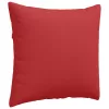 Kanapé párnák 2 pcs Piros 45 x 45 cm szövet