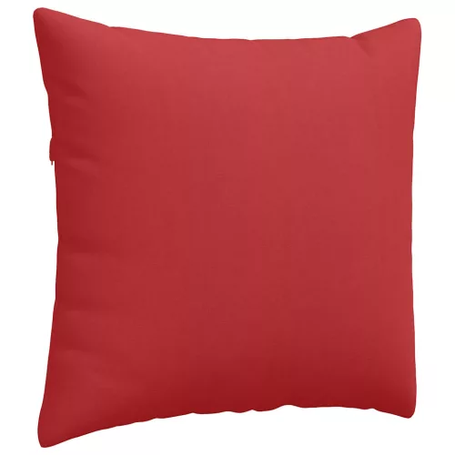 Kanapé párnák 2 pcs Piros 45 x 45 cm szövet