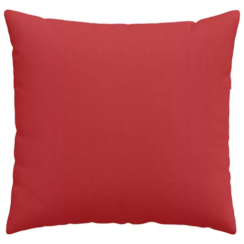 Kanapé párnák 2 pcs Piros 45 x 45 cm szövet