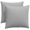 Kanapé párnák 2 pcs Szürke 45 x 45 cm szövet