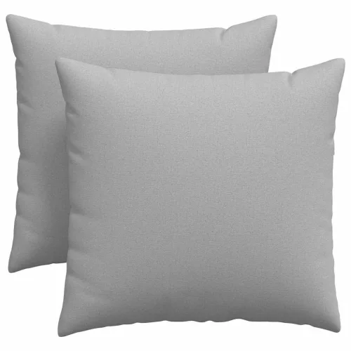 Kanapé párnák 2 pcs Szürke 45 x 45 cm szövet
