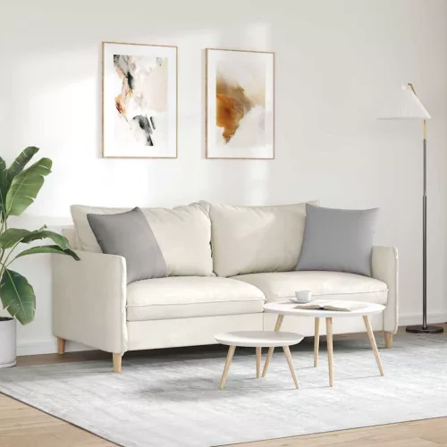Kanapé párnák 2 pcs Szürke 45 x 45 cm szövet