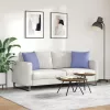 Kanapé párnák 2 pcs Kék 45 x 45 cm szövet