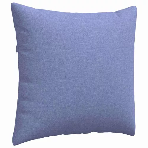 Kanapé párnák 2 pcs Kék 45 x 45 cm szövet