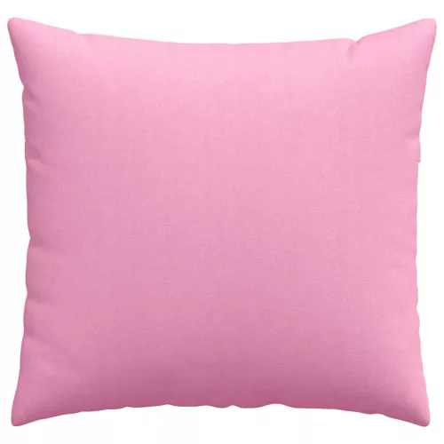 Kanapé párnák 2 pcs Rózsaszín 45 x 45 cm szövet