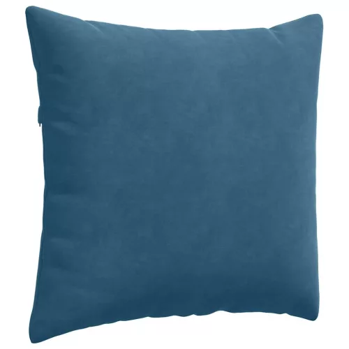 Kanapé párnák 2 pcs Kék 45 x 45 cm Bársonyos szövet