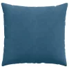Kanapé párnák 2 pcs Kék 45 x 45 cm Bársonyos szövet