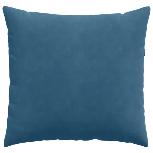 Kanapé párnák 2 pcs Kék 45 x 45 cm Bársonyos szövet