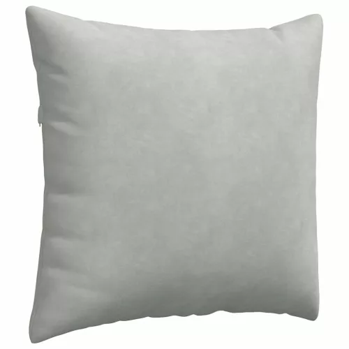 Kanapé párnák 2 pcs Világosszürke 45 x 45 cm Bársonyos szövet