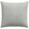 Kanapé párnák 2 pcs Világosszürke 45 x 45 cm Bársonyos szövet