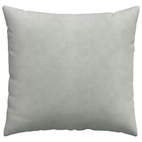 Kanapé párnák 2 pcs Világosszürke 45 x 45 cm Bársonyos szövet
